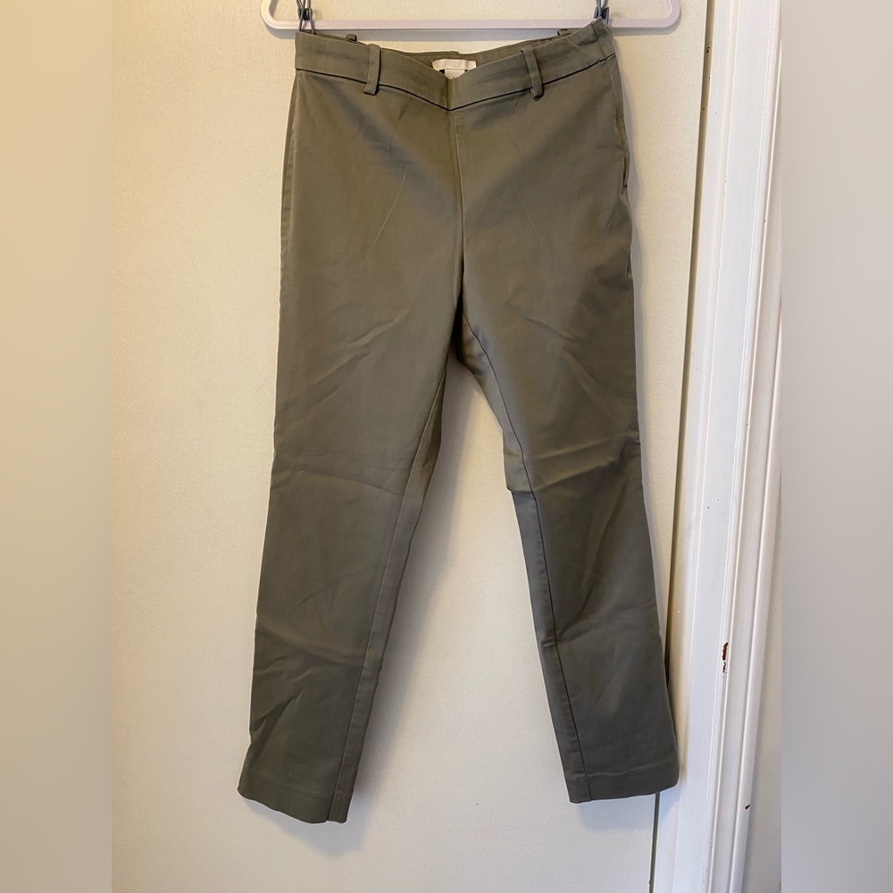 Green dress slacks